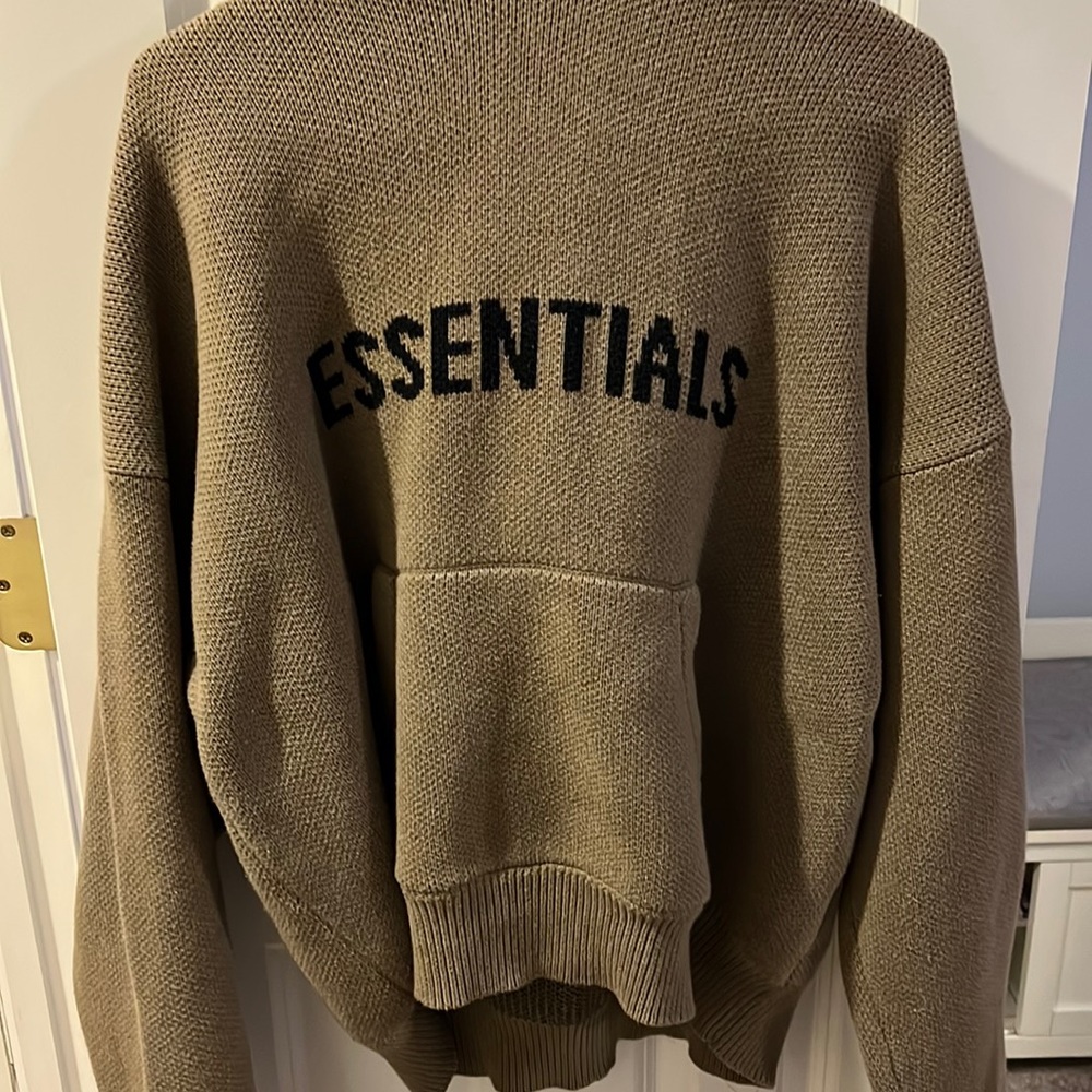 essentials knitted sweatshirt